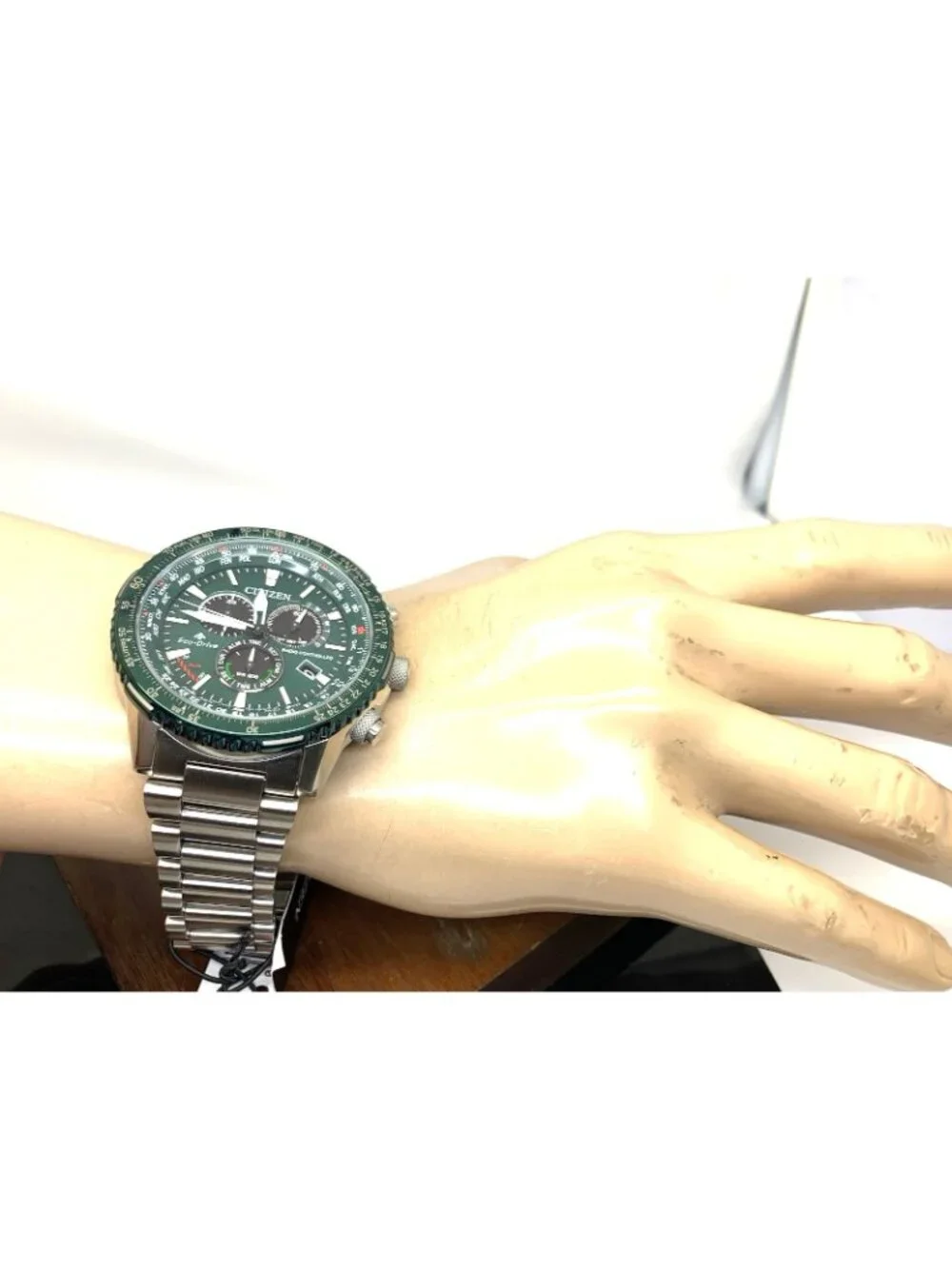 Citizen Men's Watch CB5004-59W Promaster Radio Controlled Eco-Drive Green Dial